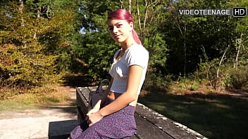 Cute 18 years old girl does her first porn interview