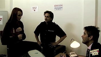 Immigration Agents Subject The Individual With Brown Hair To Simultaneous Sexual Activity Involving The Anus And Vagina In A Threesome thumbnail