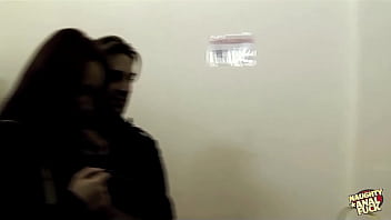 Immigration agents subject the individual with brown hair to simultaneous sexual activity involving the anus and vagina in a threesome