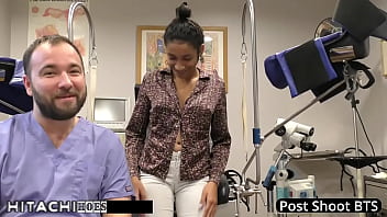 Freshman gets mandatory hitachi orgasm from doctor tampa miss mars