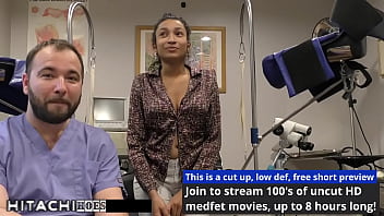 Freshman gets mandatory hitachi orgasm from doctor tampa miss mars