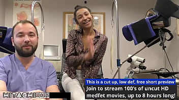 Freshman gets mandatory hitachi orgasm from doctor tampa miss mars