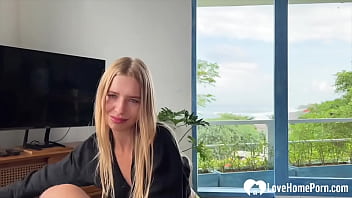 Blond teen likes to fuck hard