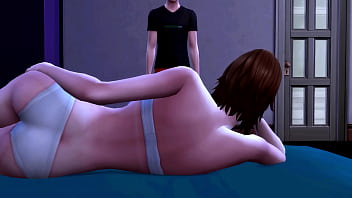 Step mom gets naked and dominates her son's sex life