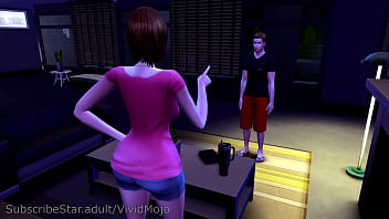 Step mom gets naked and dominates her son's sex life