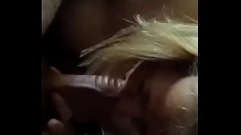 Wife sucks cock on cold winter night