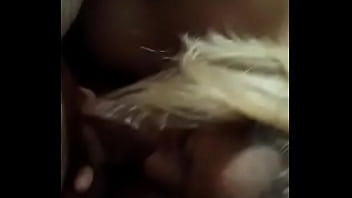 Wife sucks cock on cold winter night
