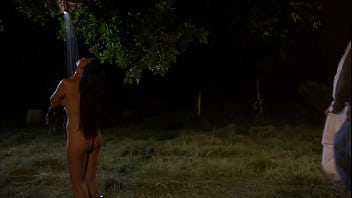 Mya luanna gets pounded by an older man on the mountain at night