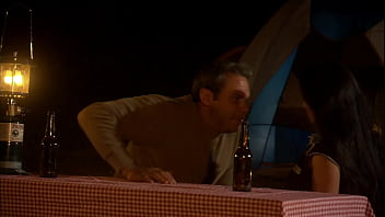 Mya luanna gets pounded by an older man on the mountain at night