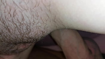 Tight brunette gets fucked – cum inside of her tight pussy