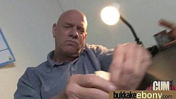 Busty black babe bubble bath group cocksuck 26