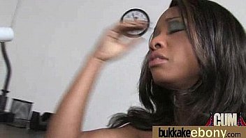 Busty black babe bubble bath group cocksuck 26