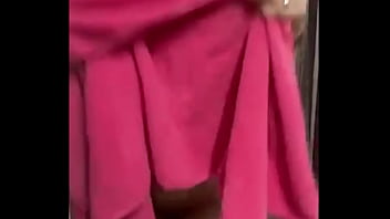 She just showered and slowly dries her naked body – tits & pussy tease