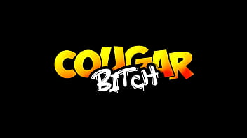 Mature cougar and young stud enjoy intense passionate sex