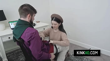 Hot babe with big ass takes some serious pussy banging