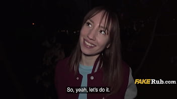 Pretty russian student shakes her parts for the right amount of cash