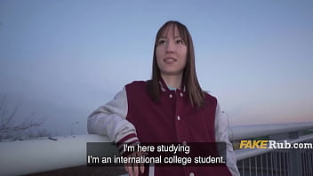 Pretty russian student shakes her parts for the right amount of cash