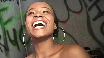 Sexy ebony enjoying gloryhole 16