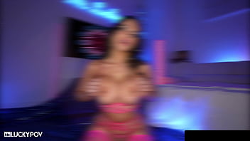 Cum loving cock sucker aviana violet face and pussy fucked