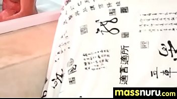 Sexy body gets a happy ending massage 8