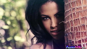 Petite big tits black muse reveals her juicy dark pussy