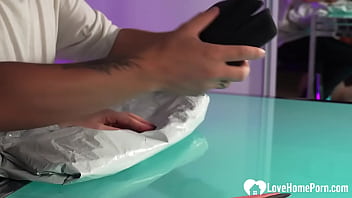 Fucking a hot redhead on the table