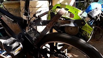 Wide open throttle chainsaw bike