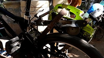 Wide open throttle chainsaw bike
