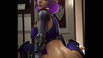 Skye sit on big dick
