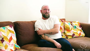 Lucky caleb he got milked & ridden by pawg charlie forde on a couch