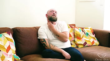 Lucky caleb he got milked & ridden by pawg charlie forde on a couch