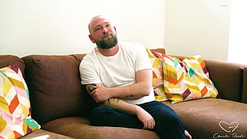 Lucky caleb he got milked & ridden by pawg charlie forde on a couch