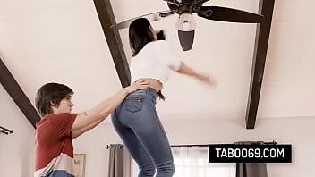 Busty milf stepmother takes her stepson's cock from behind Busty milf stepmother takes her stepson's cock from behind