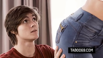 Busty milf stepmother takes her stepson's cock from behind Busty milf stepmother takes her stepson's cock from behind