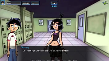 Having fun in shower amity park