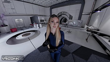 Vr sexy babe in ripped costume sucks and fucks in cosplay porn