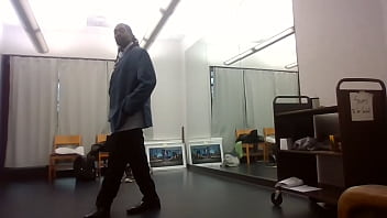 Behind the scenes art show dress change