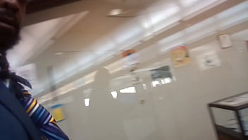 Behind the scenes art show dress change