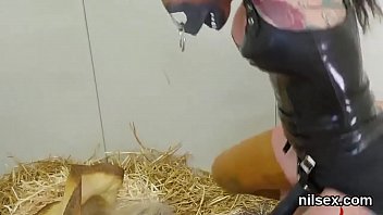 Delirious tart gets her fuckholes gaped and intensely shagged