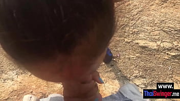 Babe enjoyed amazing cock sucking with best friend