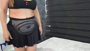 Latina milf from the gym visits my house gives blowjob and rides until cum in mouth