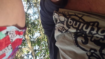 Sex in the park with a married fan