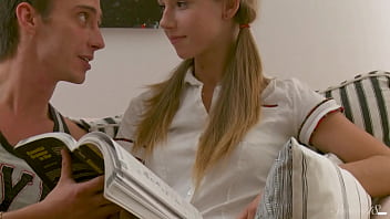 Blonde teen anjelica gets her ass & pussy smashed in a study session Blonde teen anjelica gets her ass & pussy smashed in a study session