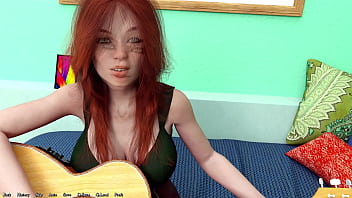 Being a dik #23 gorgeous busty horny red head sorority president gets titty fucked by an big white cock and gets warm juicy cum all over her tits