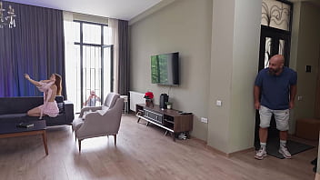 Two neighbors were watching me i didn't mind and got two cocks in my ass dap