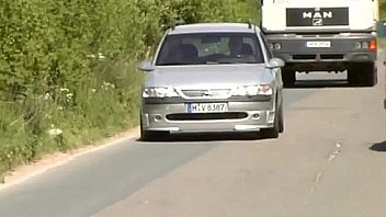 Redhead picked up for sex in nature