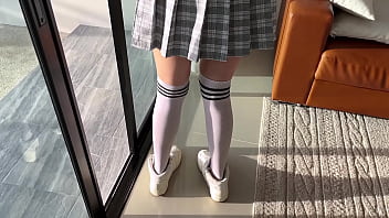 I could not resist spanking her ass