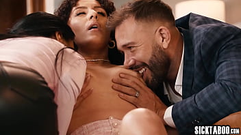 Sexy Latin Girl And Horny Milf Fucked By Big Dick Client And Couple Enjoyed Hardcore Threesome Sex thumbnail