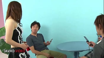 Playful maid miku pleases two lucky guys in steamy jav scene Playful maid miku pleases two lucky guys in steamy jav scene