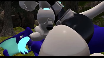 Dragon fucks sex bot after landing on his campsite